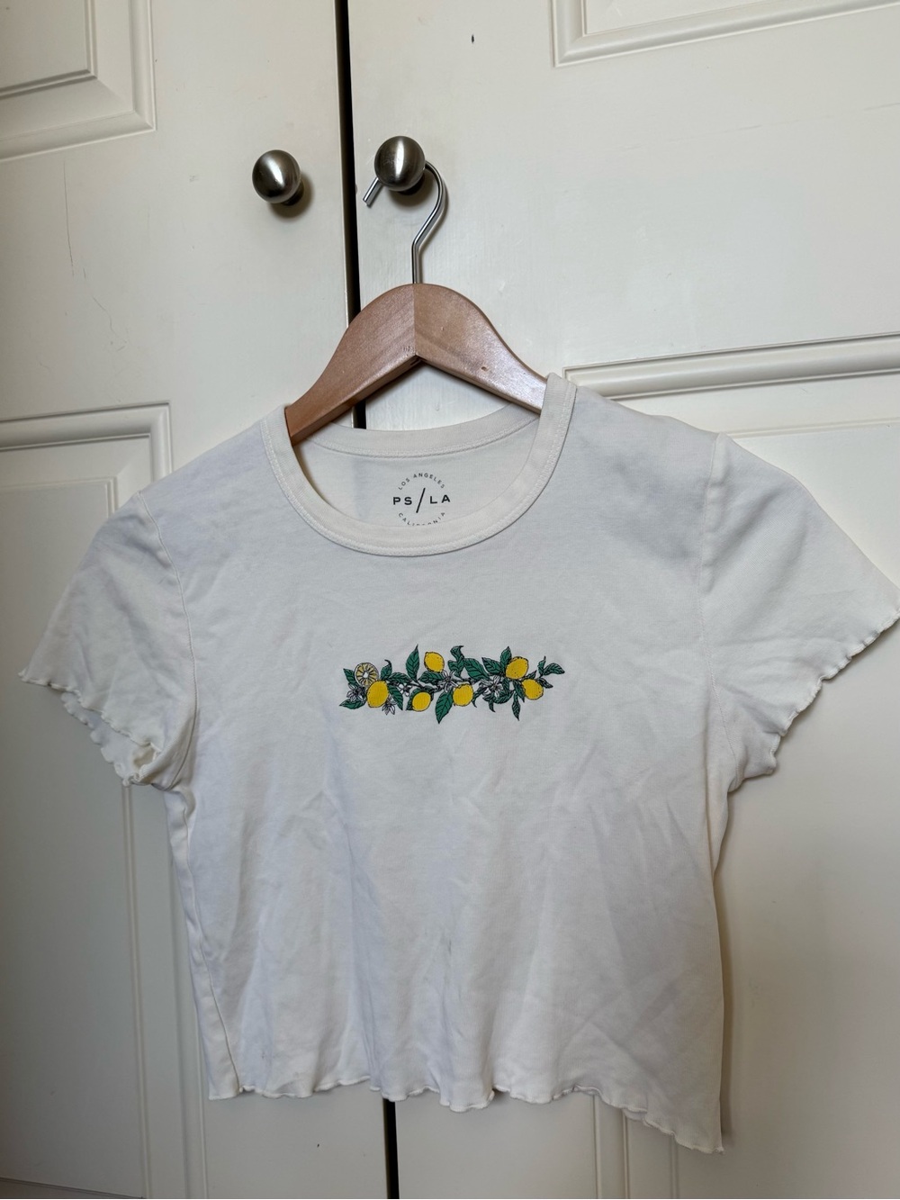 Pacsun Light Yellow Graphic tee